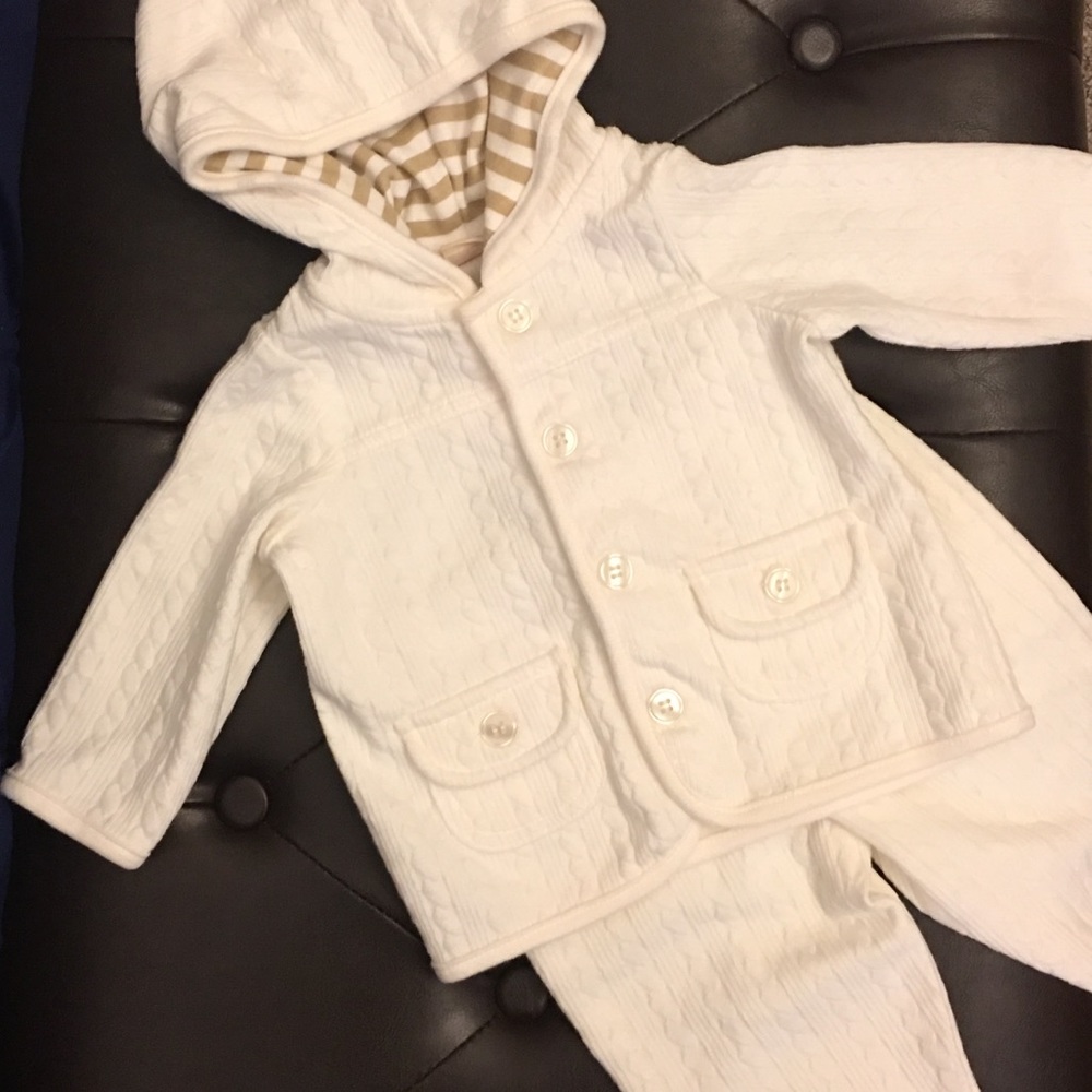 Baby | 2 piece set | like new | cream